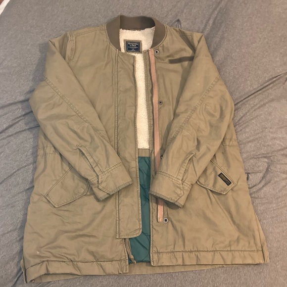 Abercrombie Sherpa Lined Twill Jacket - Picture 2 of 4
